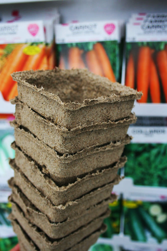 stack of cow pots