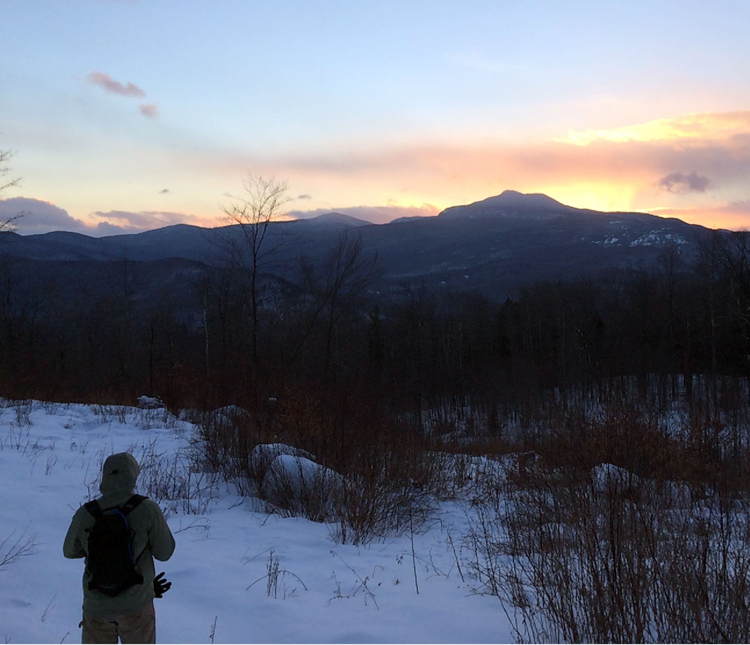 View of Camel's Hump from Waterbury, VT