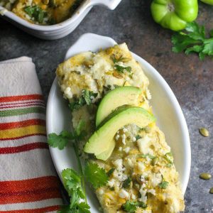 Creamy Green Chile Enchiladas