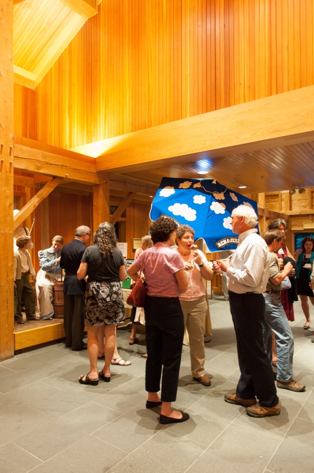 At the end of the night, guests enjoyed ice cream provided by Ben & Jerry’s. 