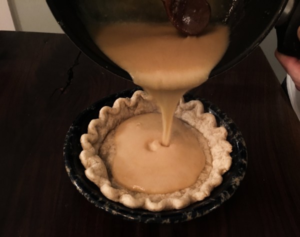 Vermont maple pie