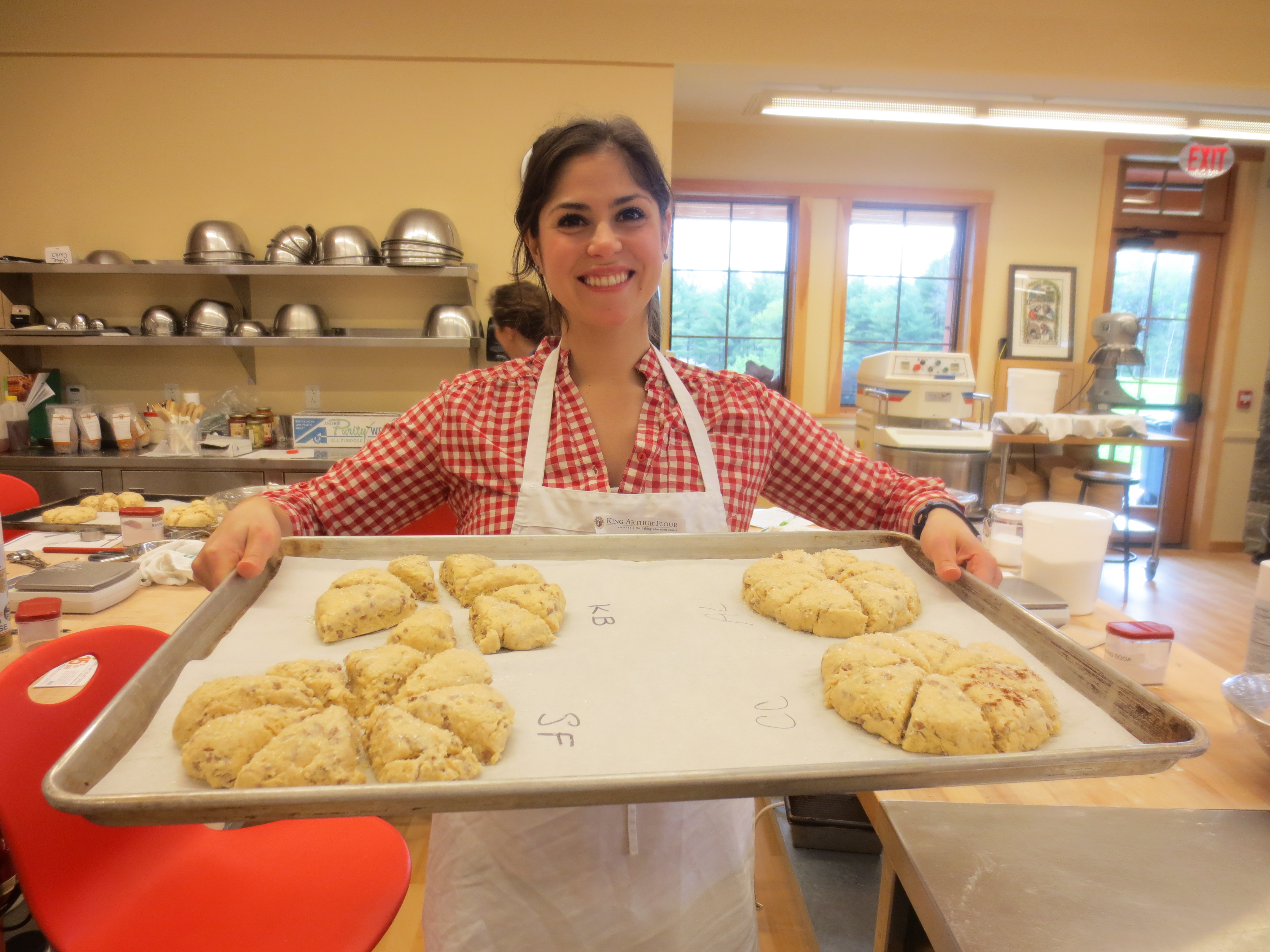 Very proud of my scones and excited to eat them!