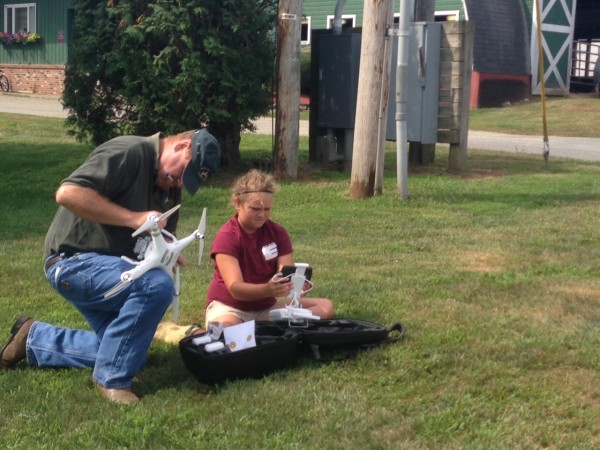 Drone at Vern-Mont Farm