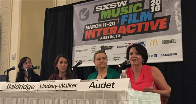 Marie Audet at SXSW PHOTO