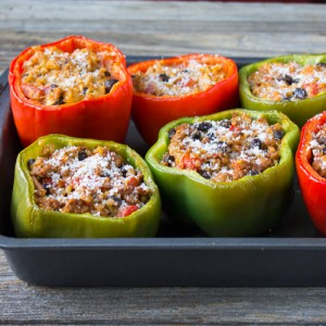 Mexican Tilapia Stuffed Peppers