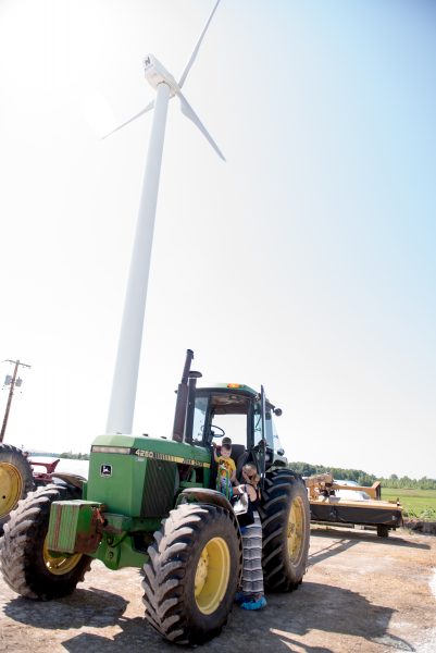 Windmill and tractor family