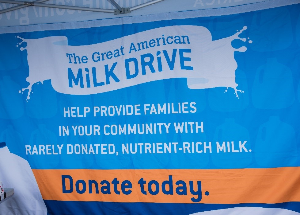 Great American Milk Drive Banner