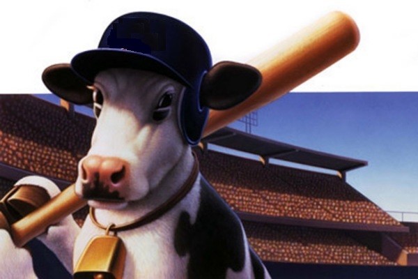 generic cow baseball