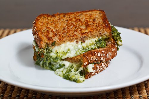 spinach grilled cheese