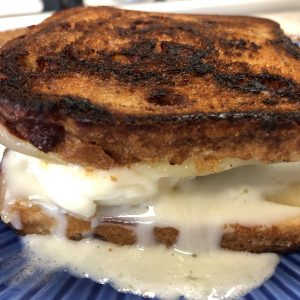 Sweet & Savory Apple Butter Grilled Cheese